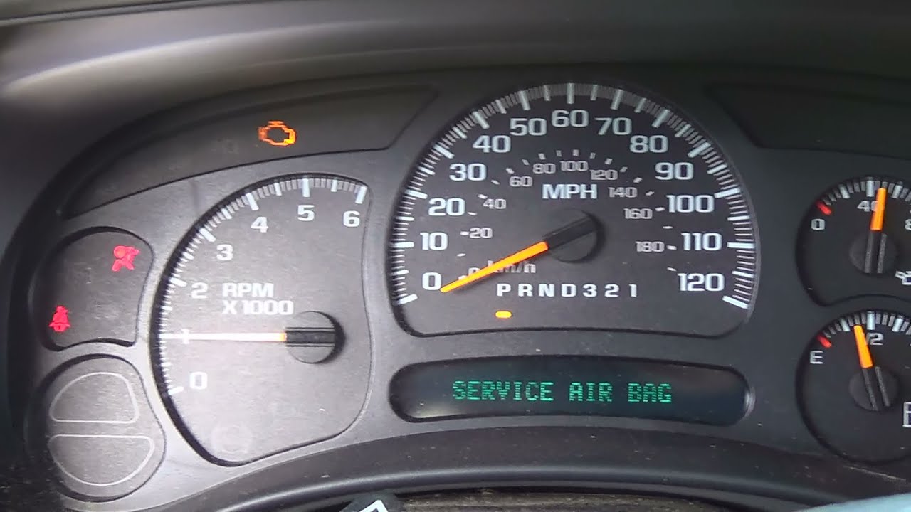GM Chevy Truck: Airbag Warning Light B0044 -Part 1