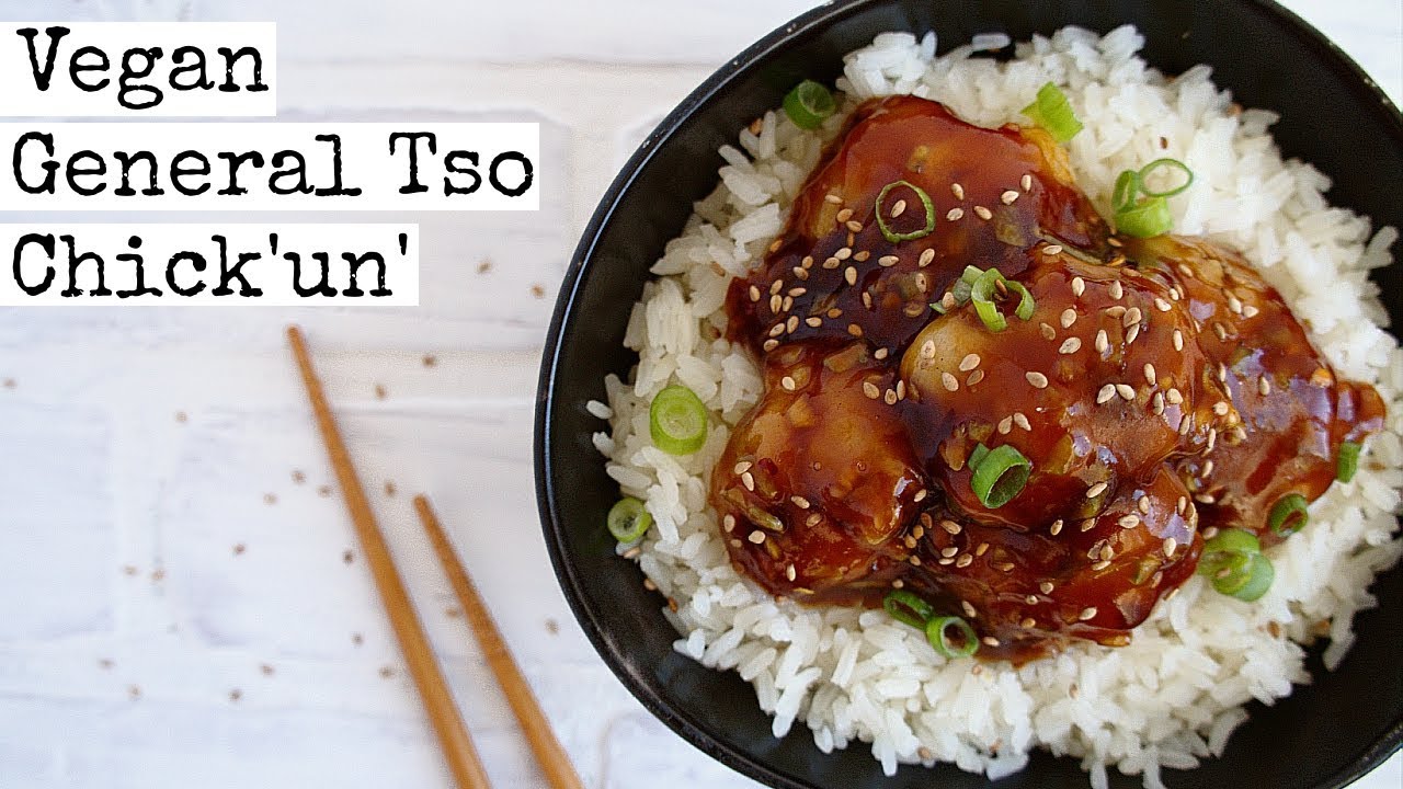 Vegan General Tso Chicken