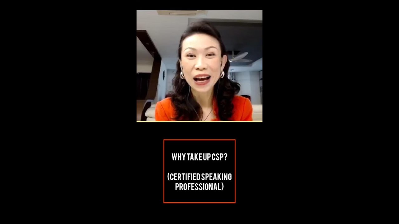 Why Take Up Certified Speaking Professional?