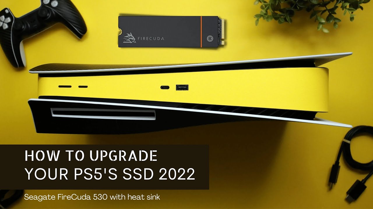 How to Upgrade Your PS5 Storage Firecuda 530 with Heat Sink 2022