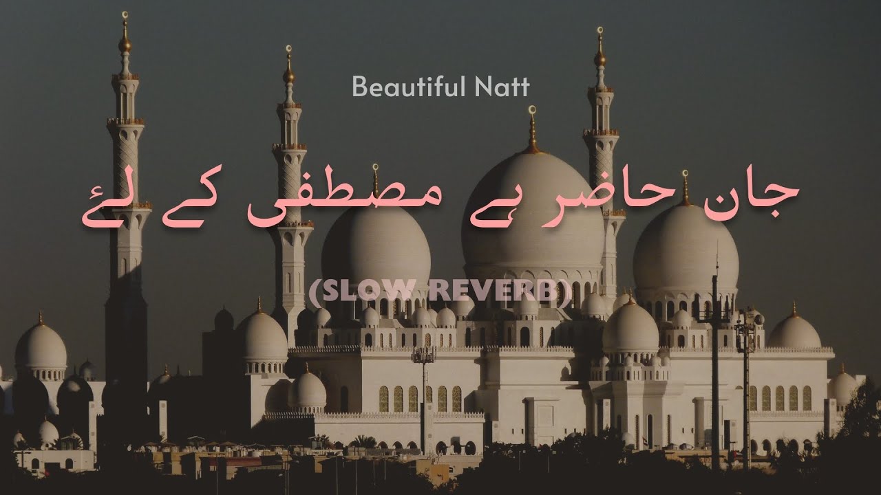 Jan Hazir Hai Mustafa Ke Liye || Slowed Reverb || & Latest Naat 2025