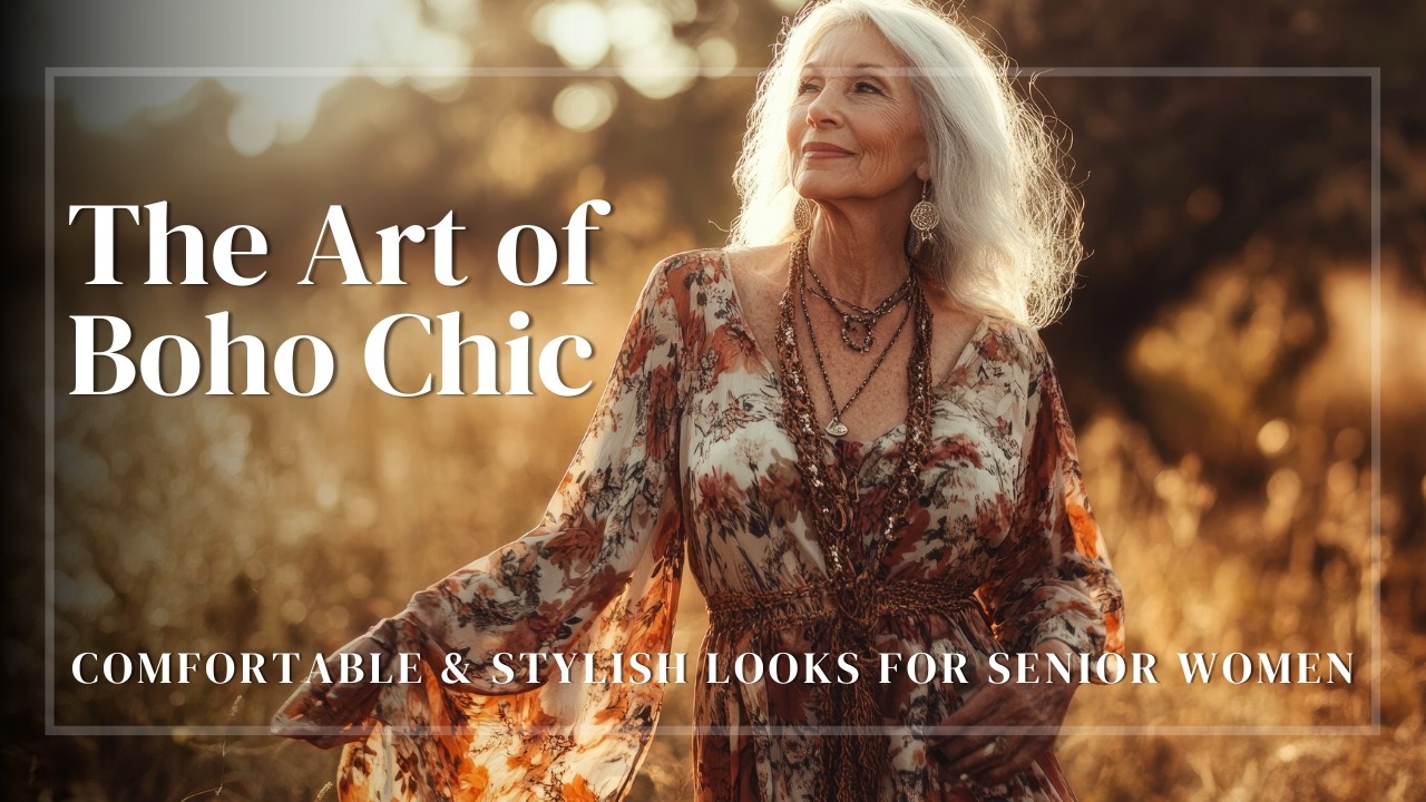 The Art of Boho Chic: Comfortable & Stylish Looks for Senior Women