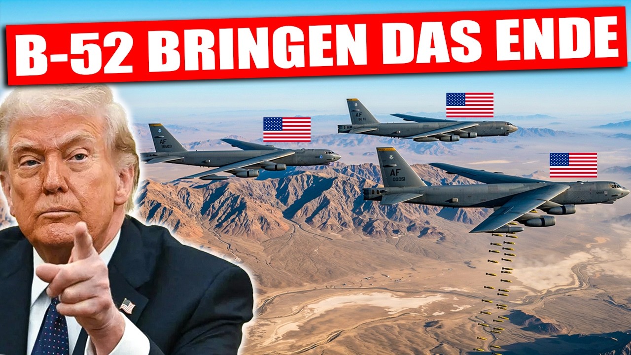 US-B-52 hat gerade etwas UNGLAUBLICHES getan – Irans geheime Raketenbunker getroffen