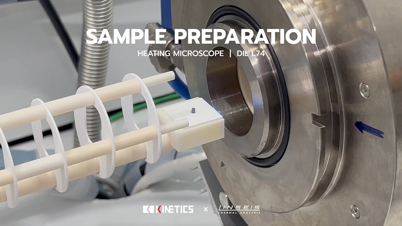 Heating Microscope : Sample preparation