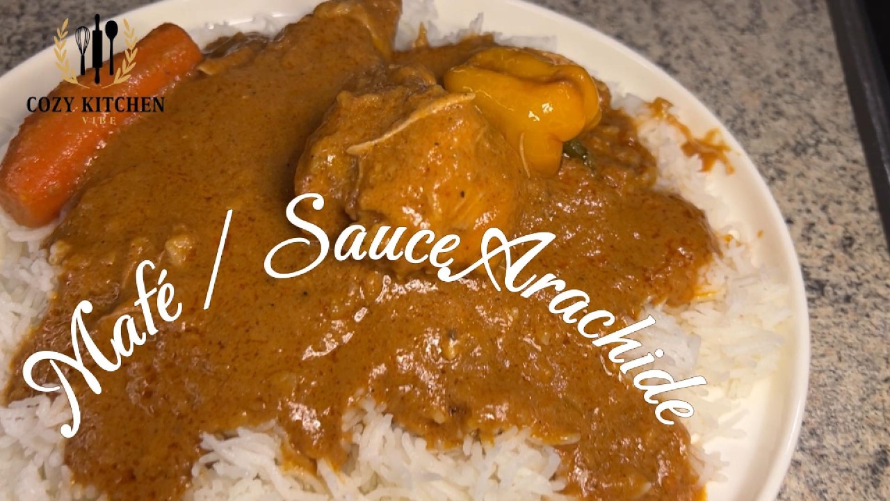 Mafé / Sauce Arachide 🥰🤤 #cooking #food #recipe #africanfood #sauce #arachide