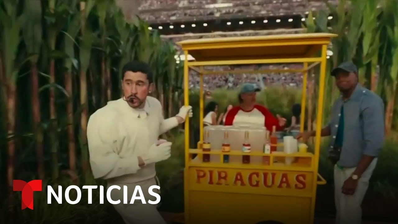 El show de Bad Bunny en el Super Bowl remitió a muchos a imágenes, olores y sabores de su infancia
