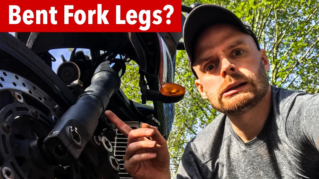 Bent Fork Legs ?! How to Check if your Motorcycle Fork Tubes are Straight