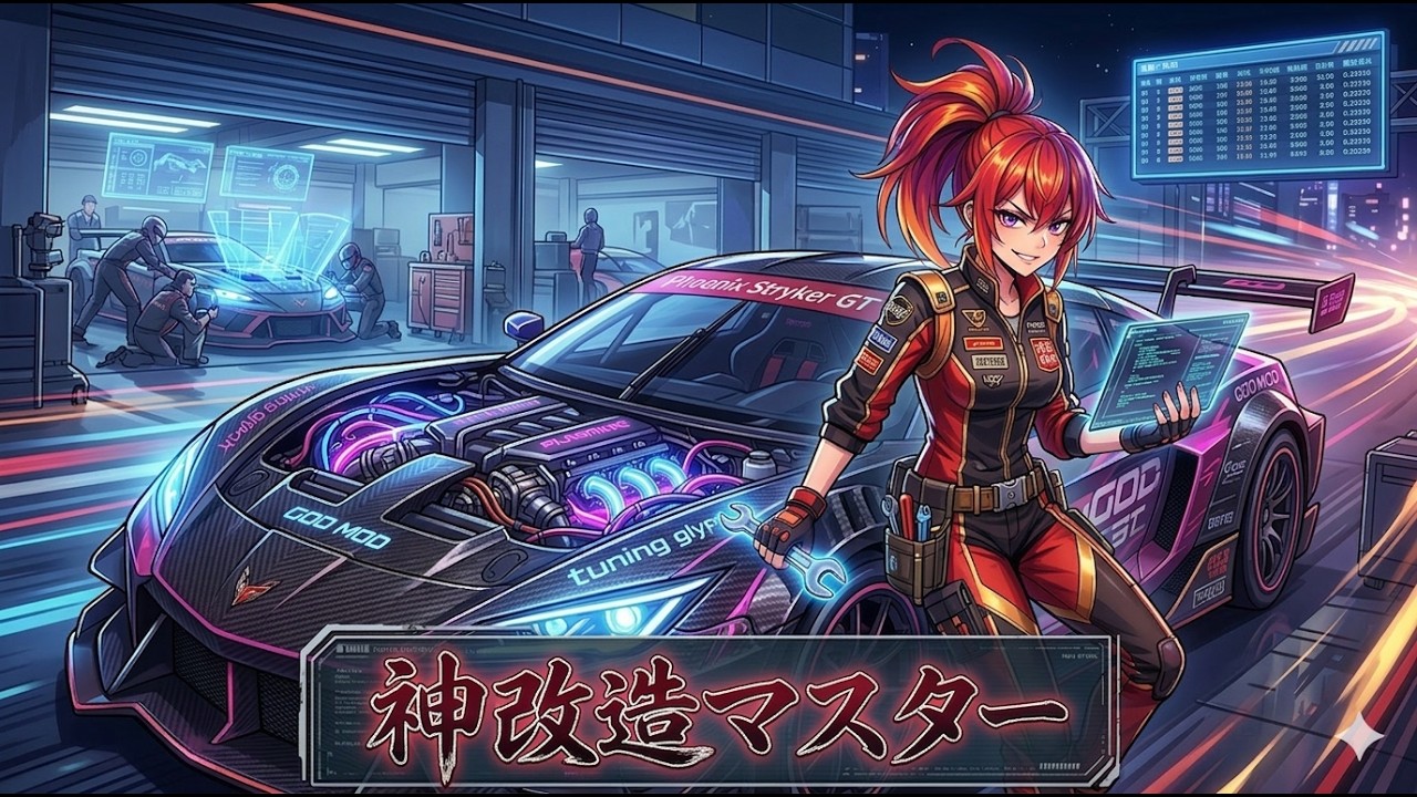 レーシング娘の世界に転生！全コースを完全制覇！【神改造マスター】