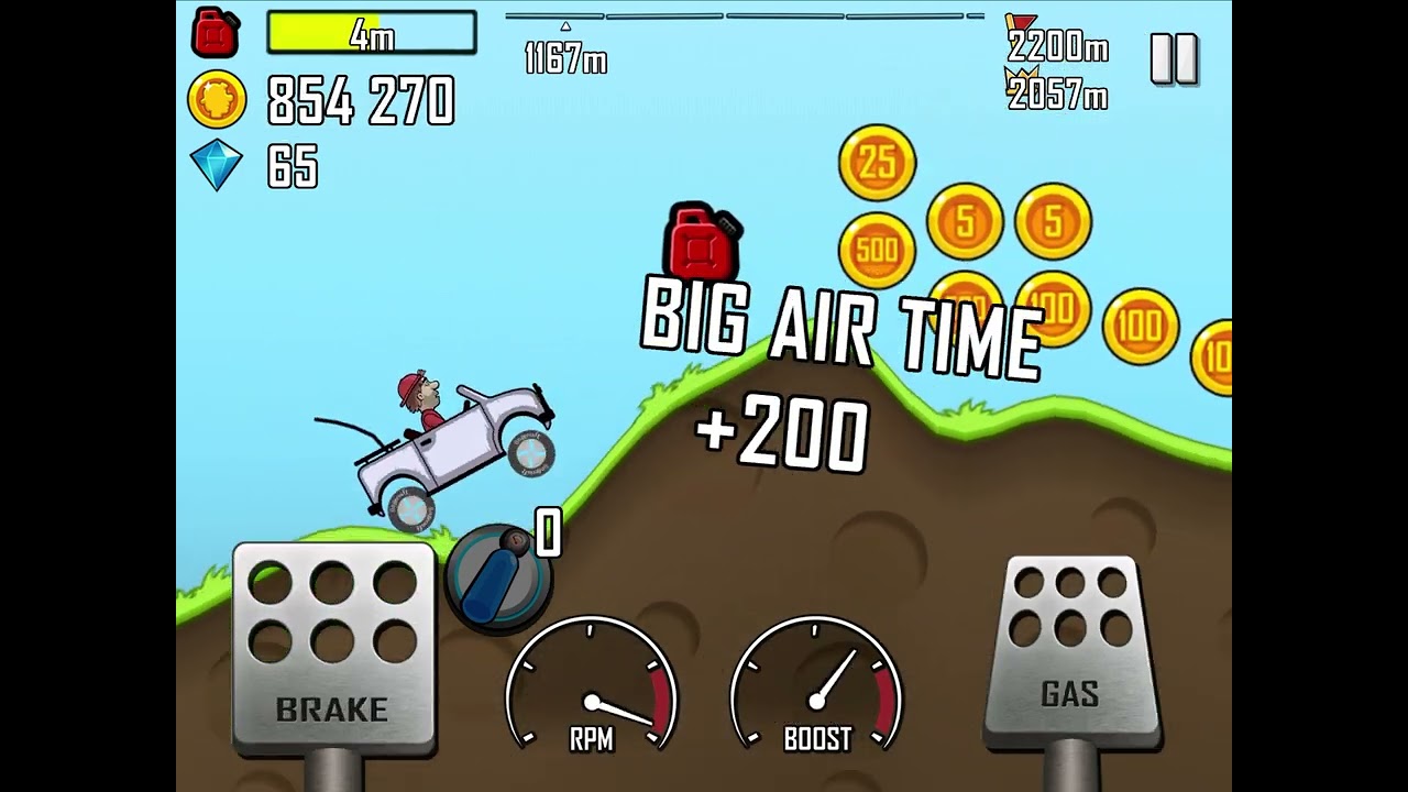 Hill climb racing