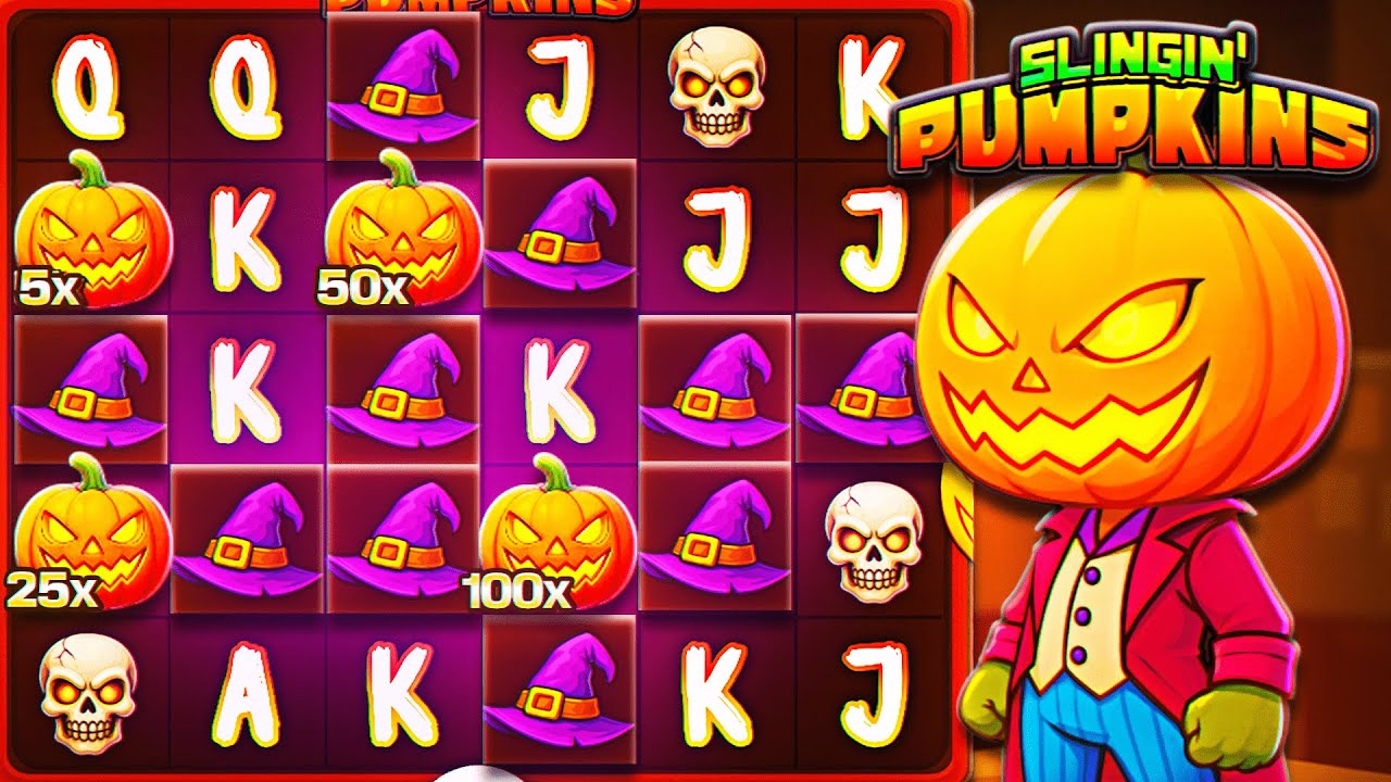I TRIED *NEW* SLINGIN PUMPKINS SLOT.. AND GOT PAID!? (EXCLUSIVES)