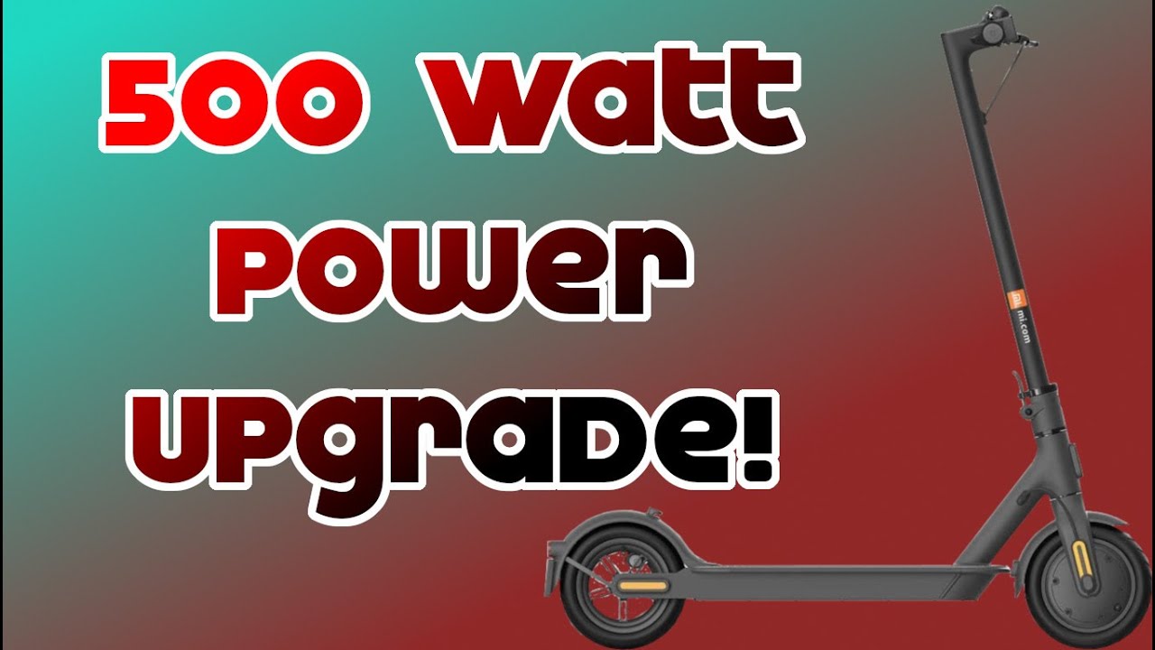 Xiaomi 1s 500 Watt Motor umbau | 55 km/h ?