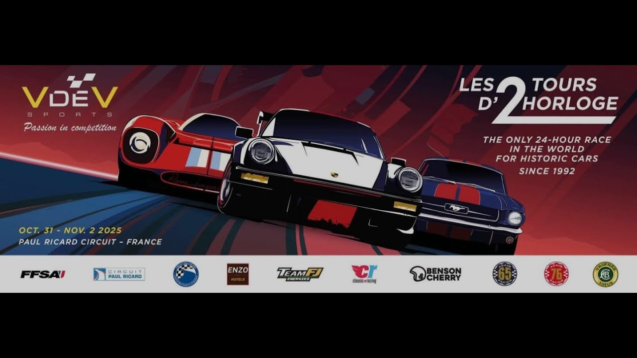 Les 2 Tours d&acute;Horloge 24h Endurance Historic Race - Paul Ricard (PT3)