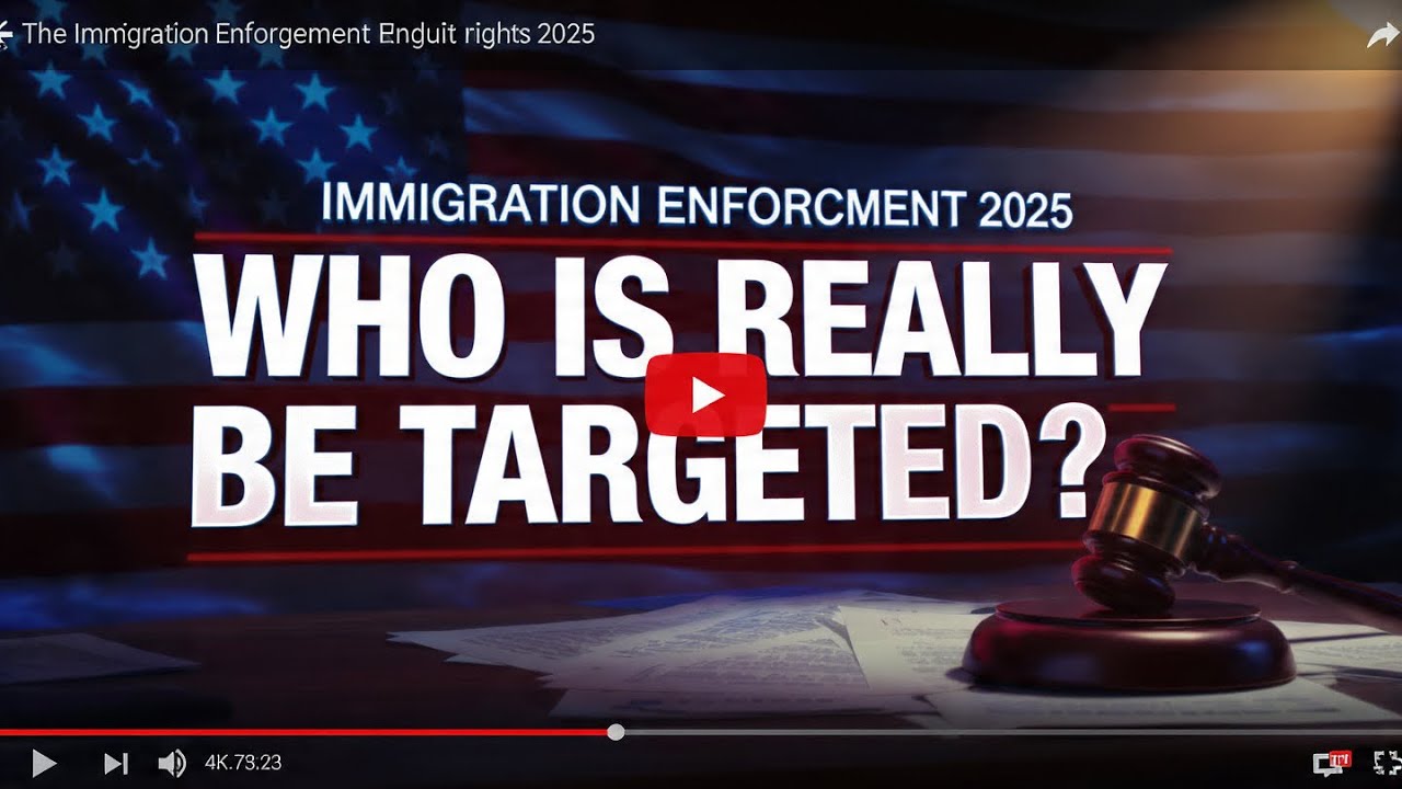Immigration Enforcement 2025: Who Is Really Being Targeted in America?