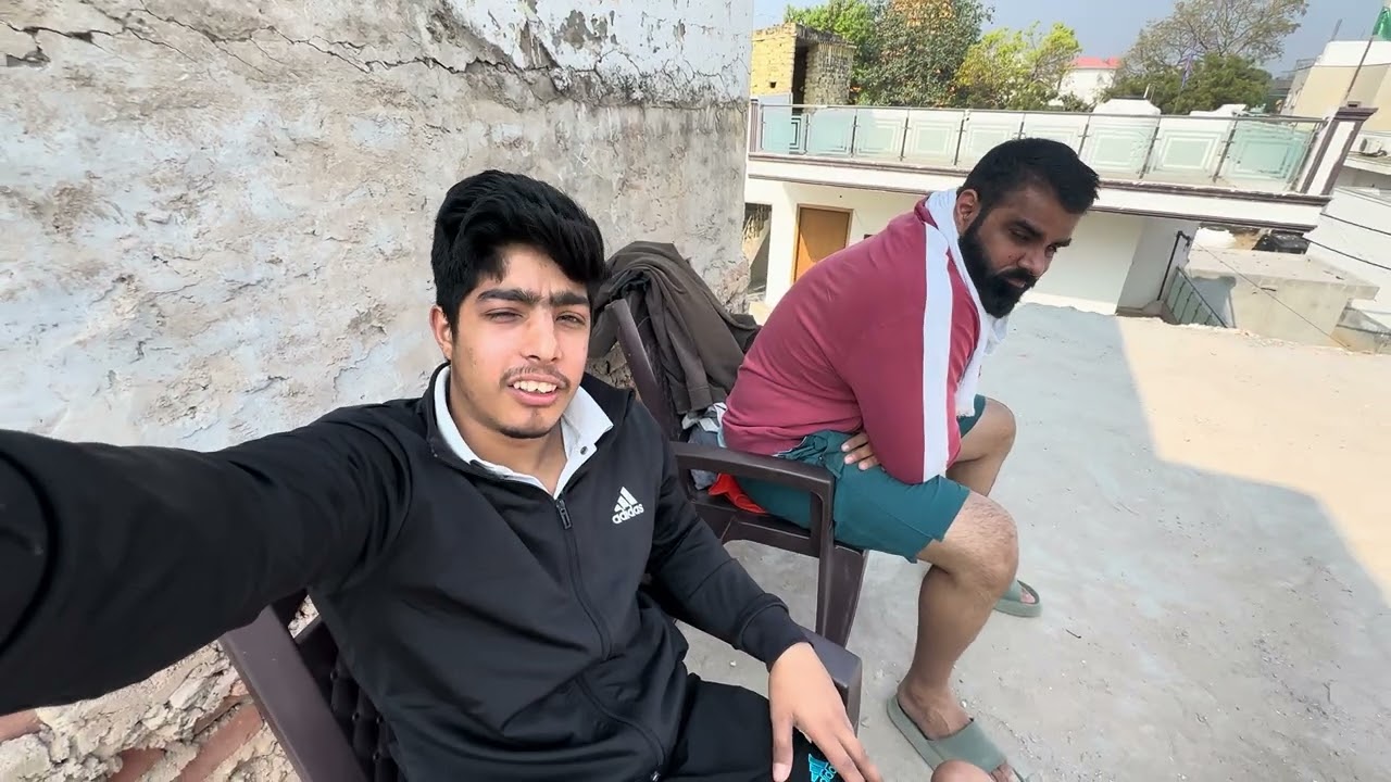 So guys, today the entire roof of brother's house collapsed.