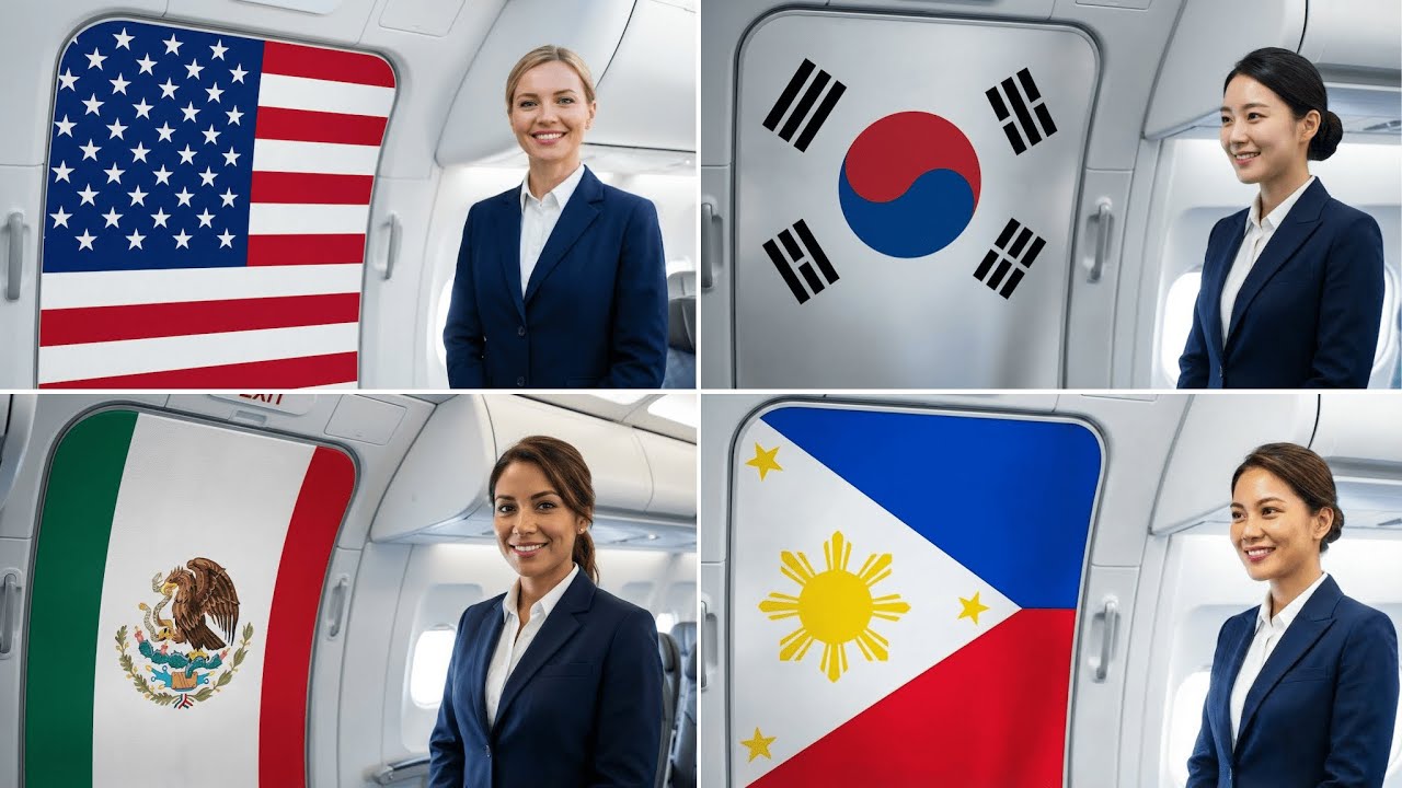 Which Country’s Plane Door Would You Open? ✈️🚪🌍 | 100 Countries AI ASMR Compilation (4K)