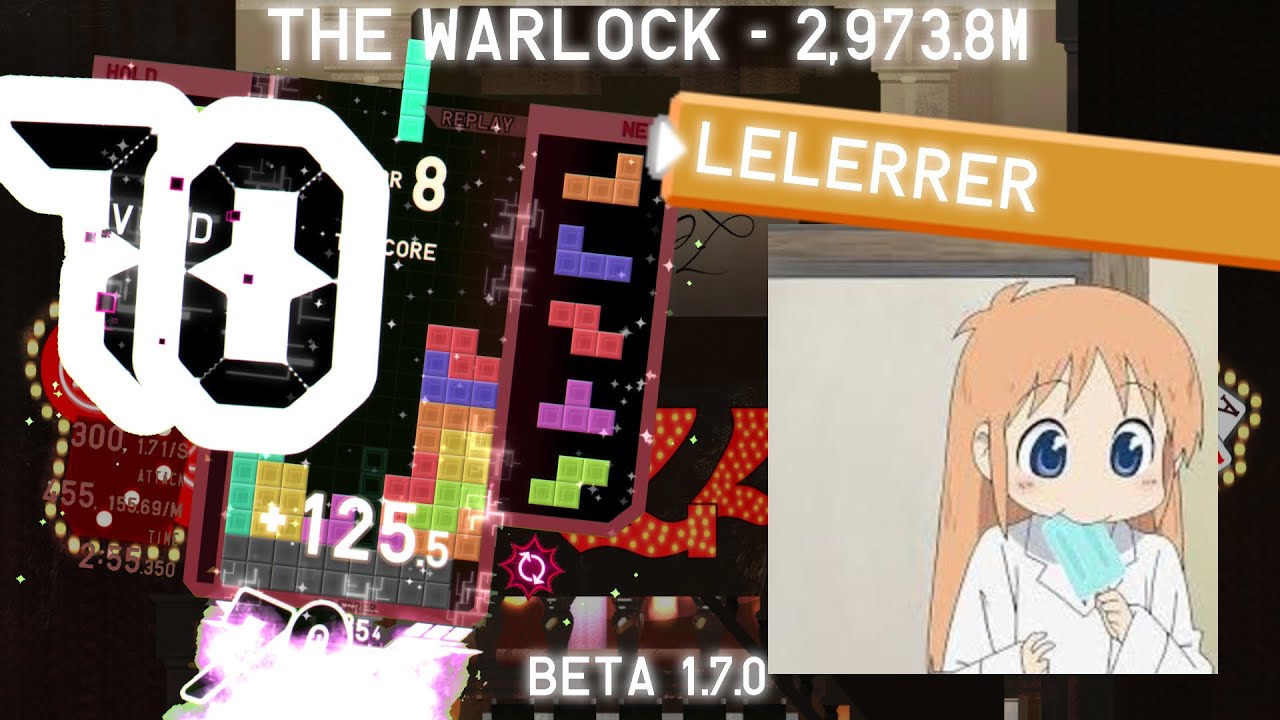 Quick Play 2 - The Warlock (Reworked), 2,973m by Lelerrer - TETR.IO High Level Replays