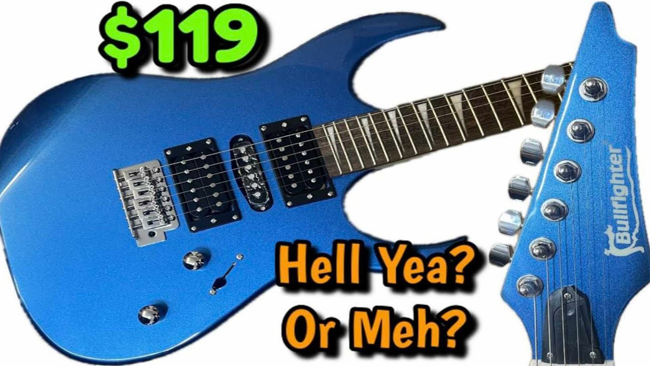 Bullfighter Rg Style Guitar On Amazon! Is It Trash Or Treasure? Let's make it Awesome!