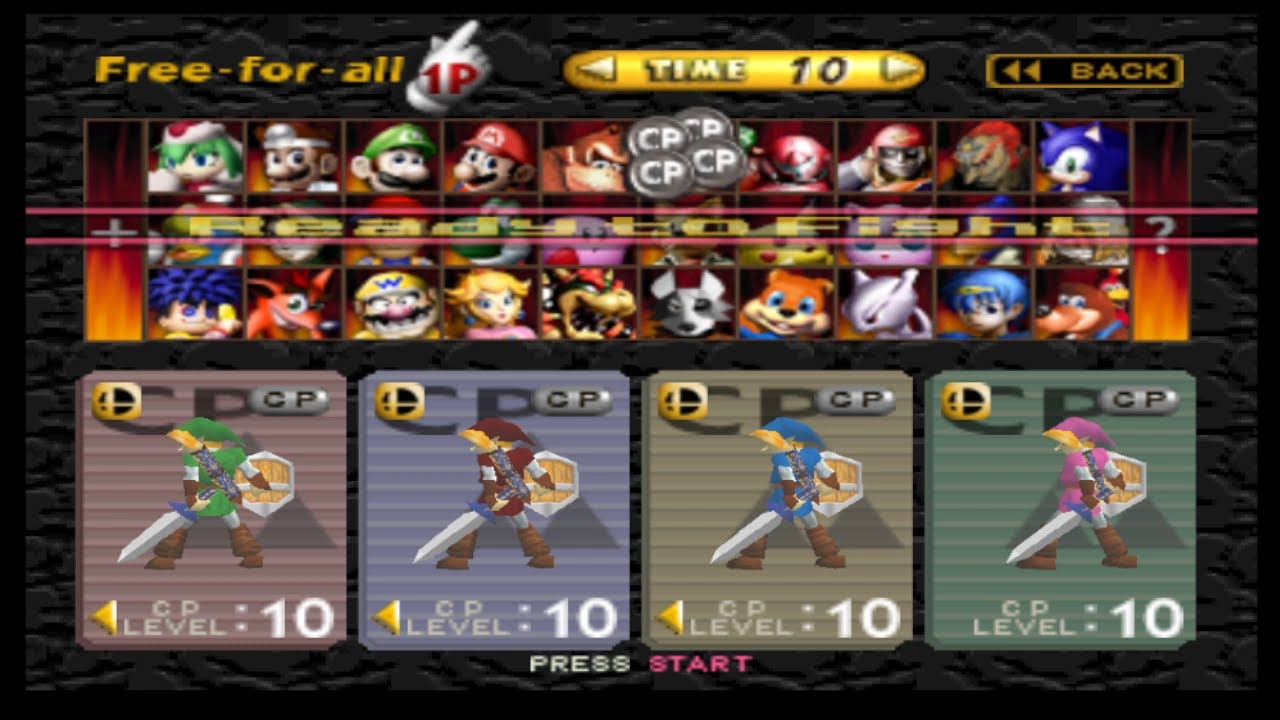 Smash Remix: Four Swords Adventure Tribute! Link Battle Royal! (CPU Battle)