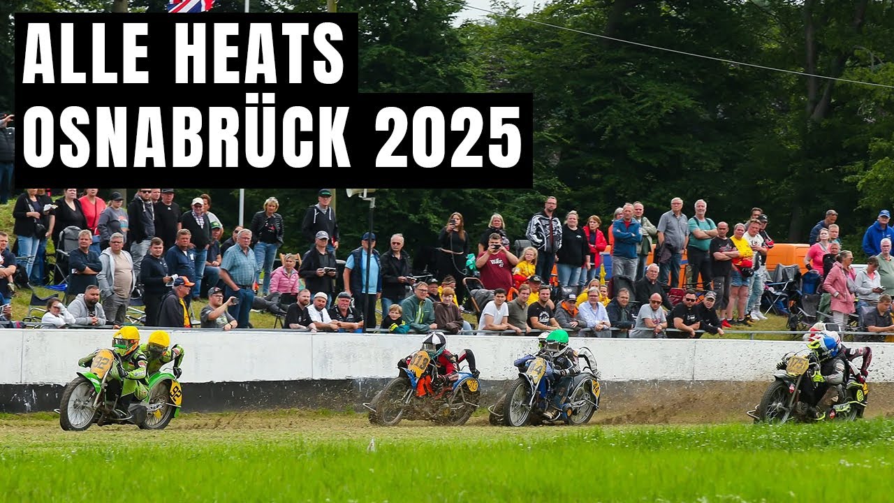 Alle Seitenwagen-Heats aus Osnabrück 2025 🏁 | Grasbahnrennen Nahner Waldbahn – ungeschnitten!