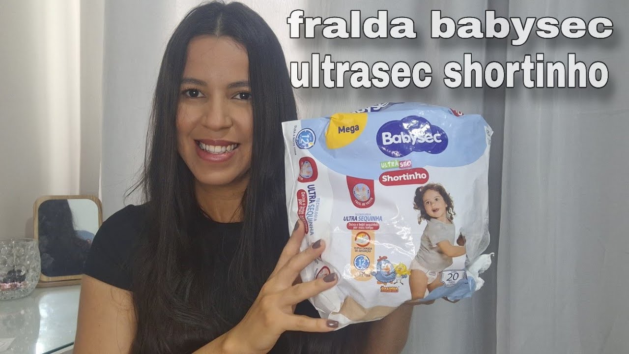 Fralda babysec ultrasec shortinho/Resenha completa 🥰