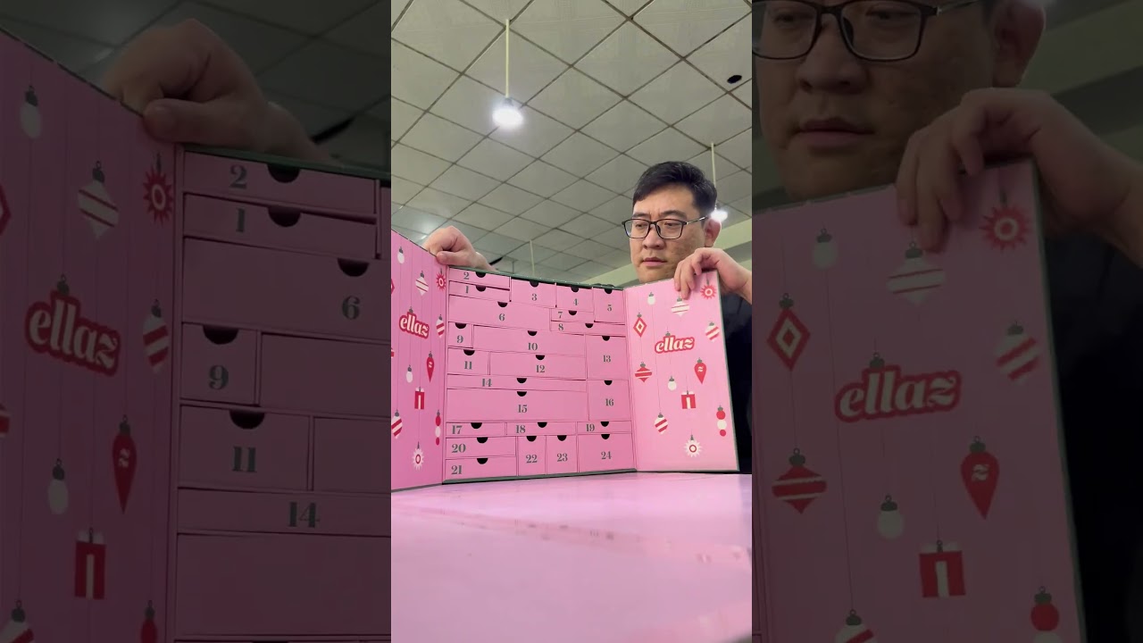 Real shots reveal the art of creating new luxury gift boxes.