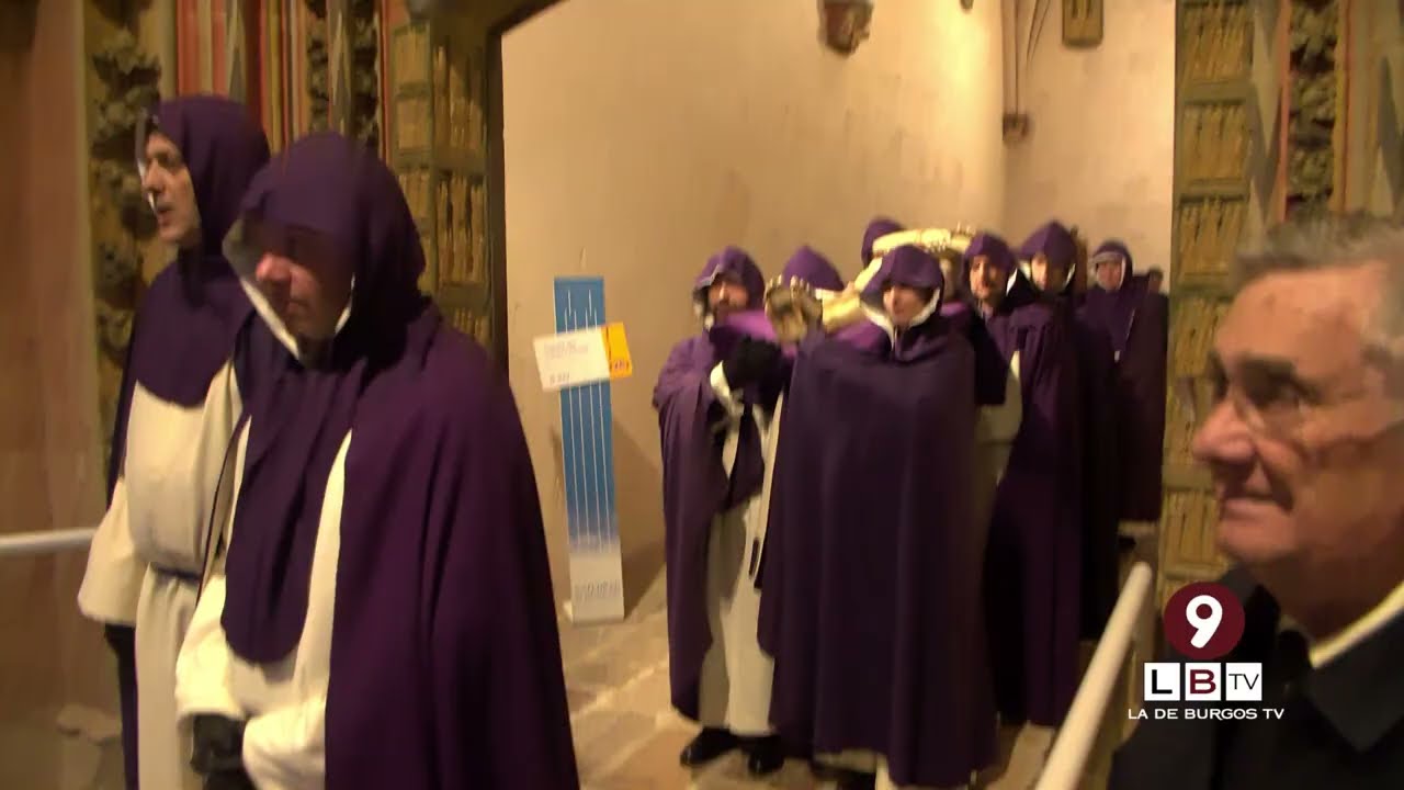 Traslado del Cristo Yacente y Procesión del Santo Entierro. Semana Santa de Burgos 2025. Directo 9TV