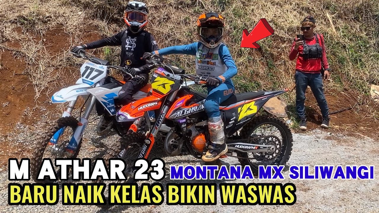 M Athar 23 Baru Naik Kelas Udah Bikin Gentar Grasstrack Montana MX Siliwangi Bandung