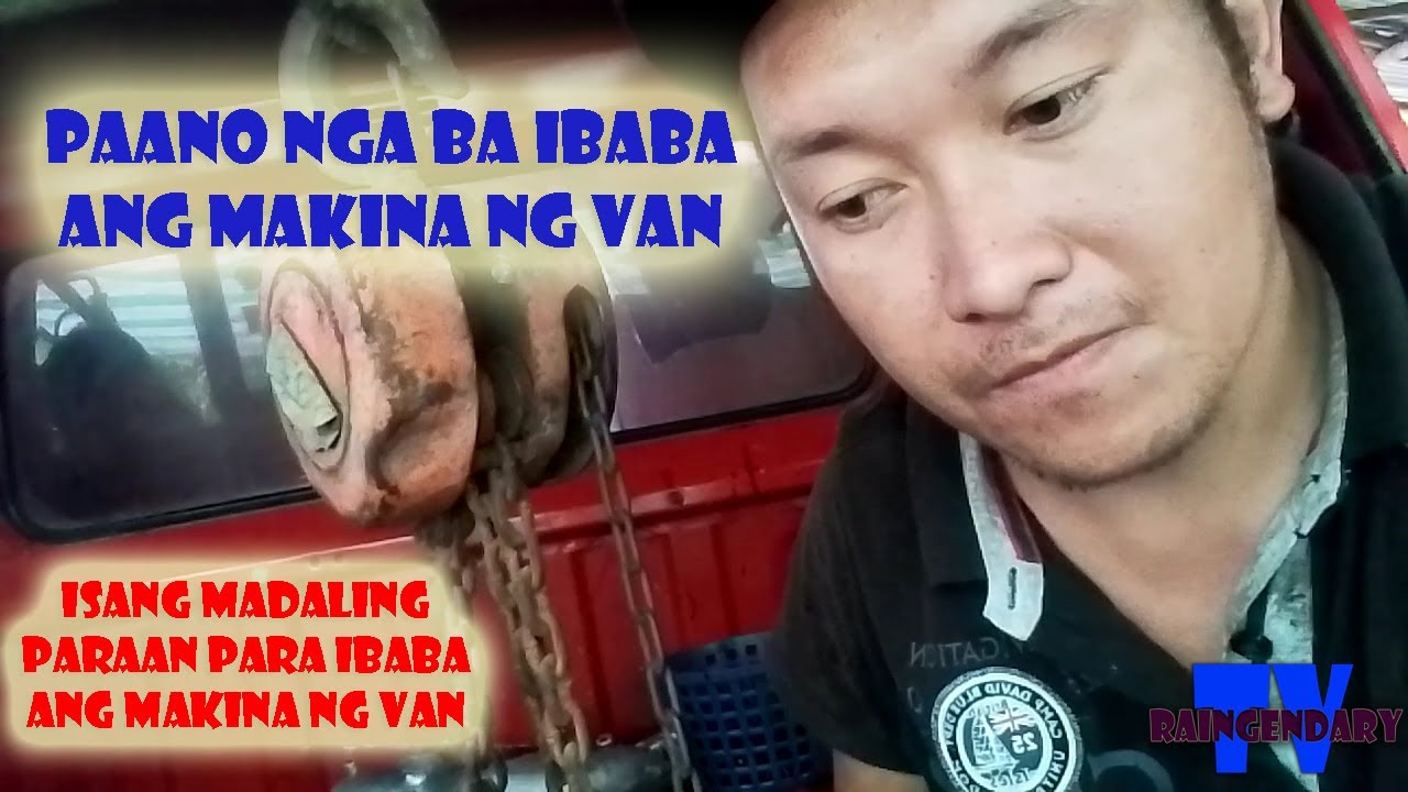 isang madaling paraan para ibaba ang makina ng van