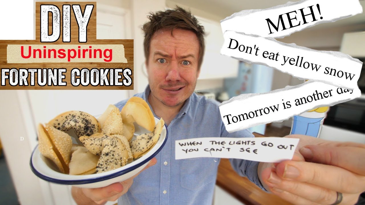 DIY Fortune Cookies (ft your uninspiring messages)