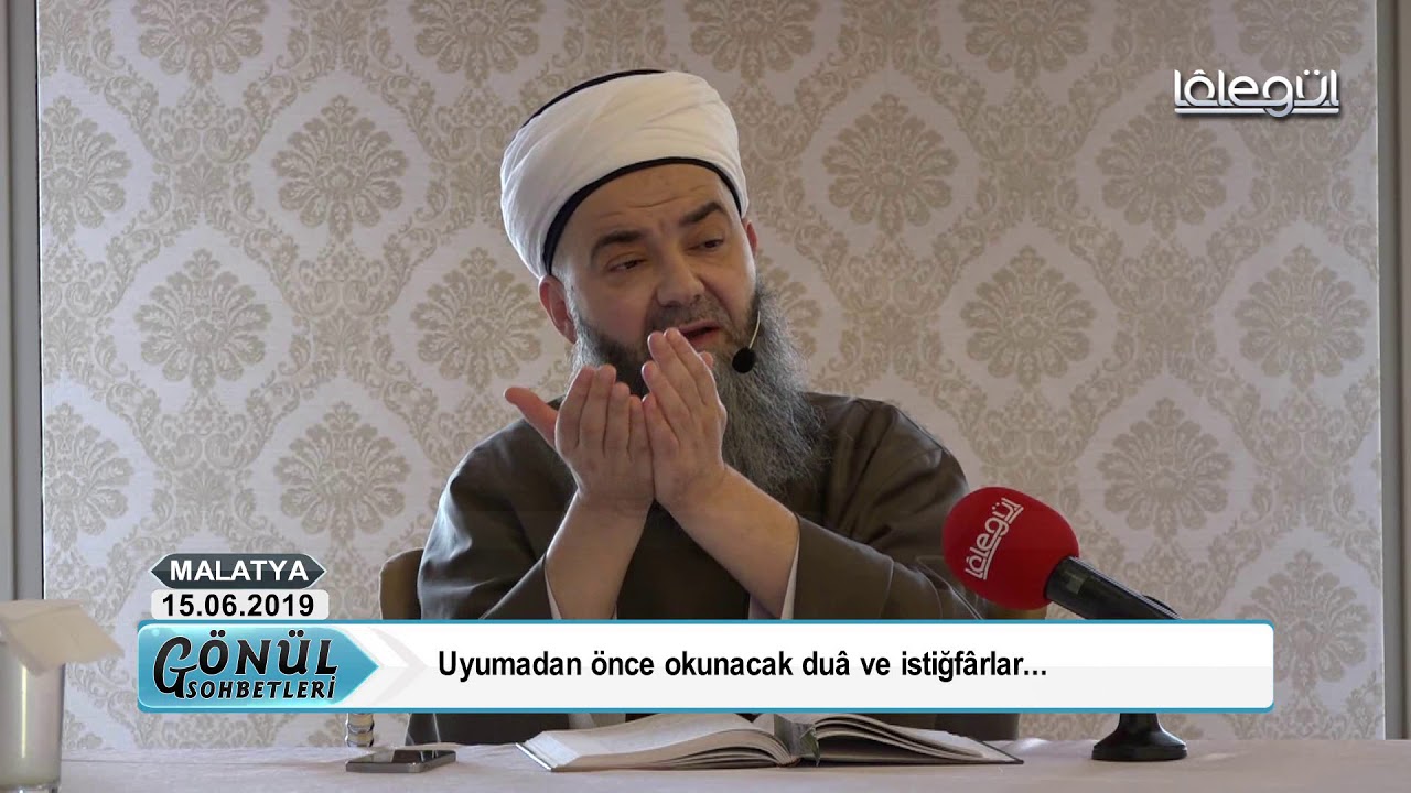Uyumadan önce okunacak duâ ve istiğfârlar...- Cübbeli Ahmet Hocaefendi Lâlegül TV