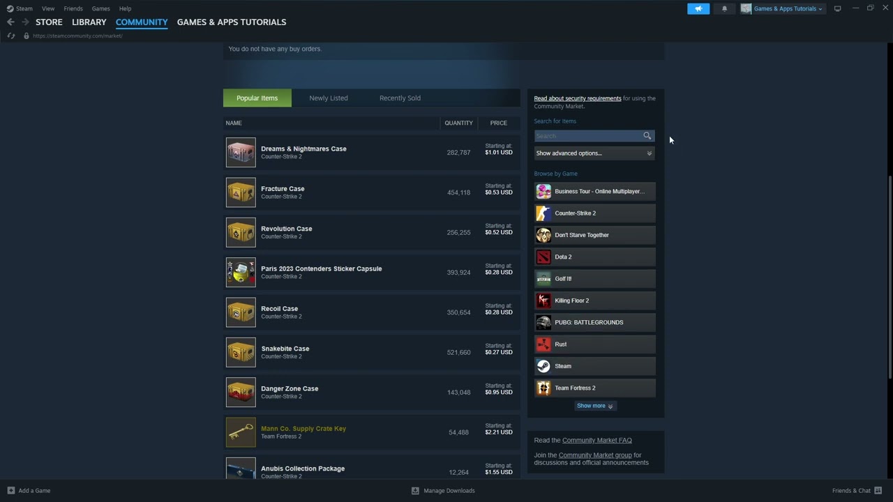 How to Find Steam Market on Steam in 2024