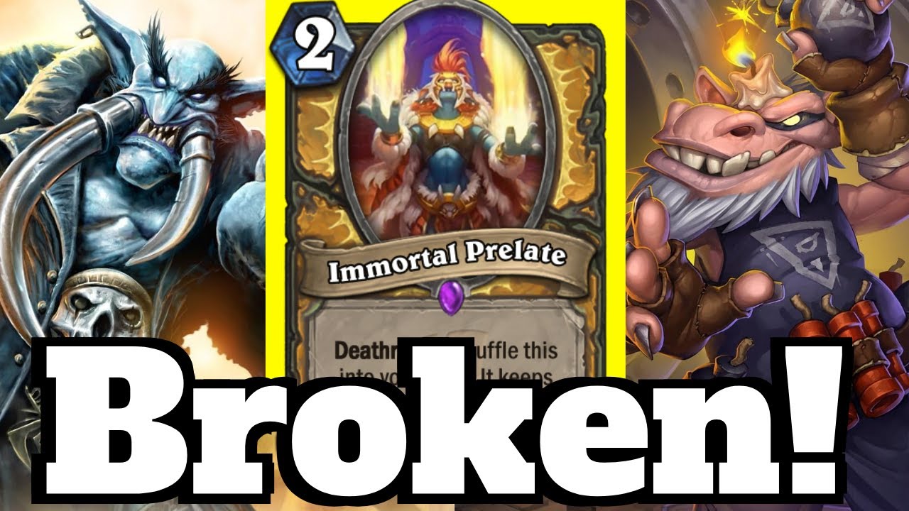 BREAKING the GAME!!! Immortal Prelate Undatakah Wombo Combo! | Hearthstone