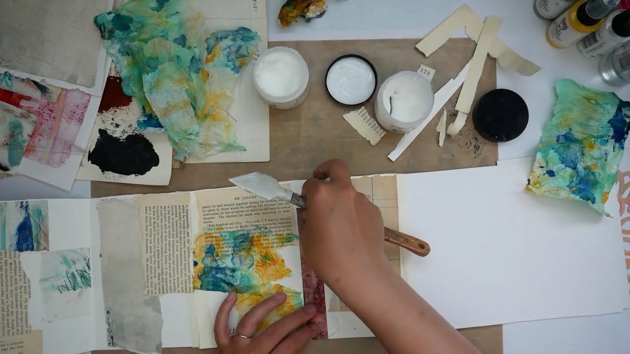 Prepping/Decorating an Accordion Journal