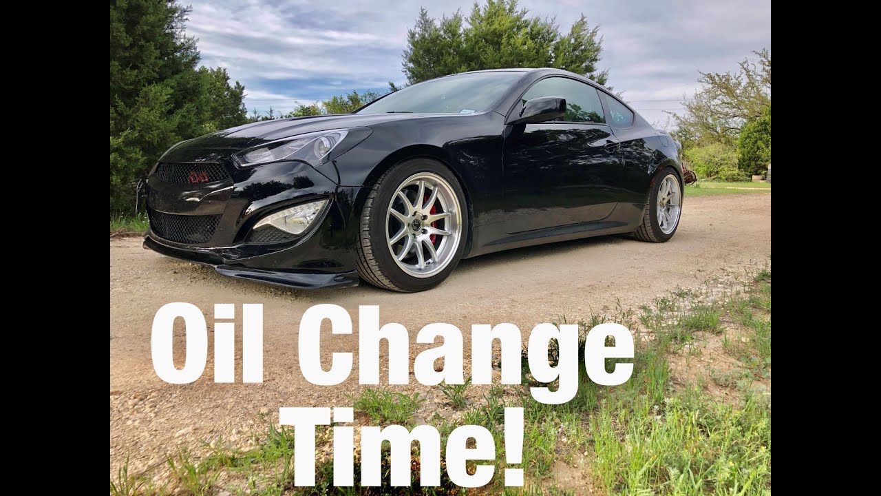 Genesis Coupe Oil Change 3.8L V6