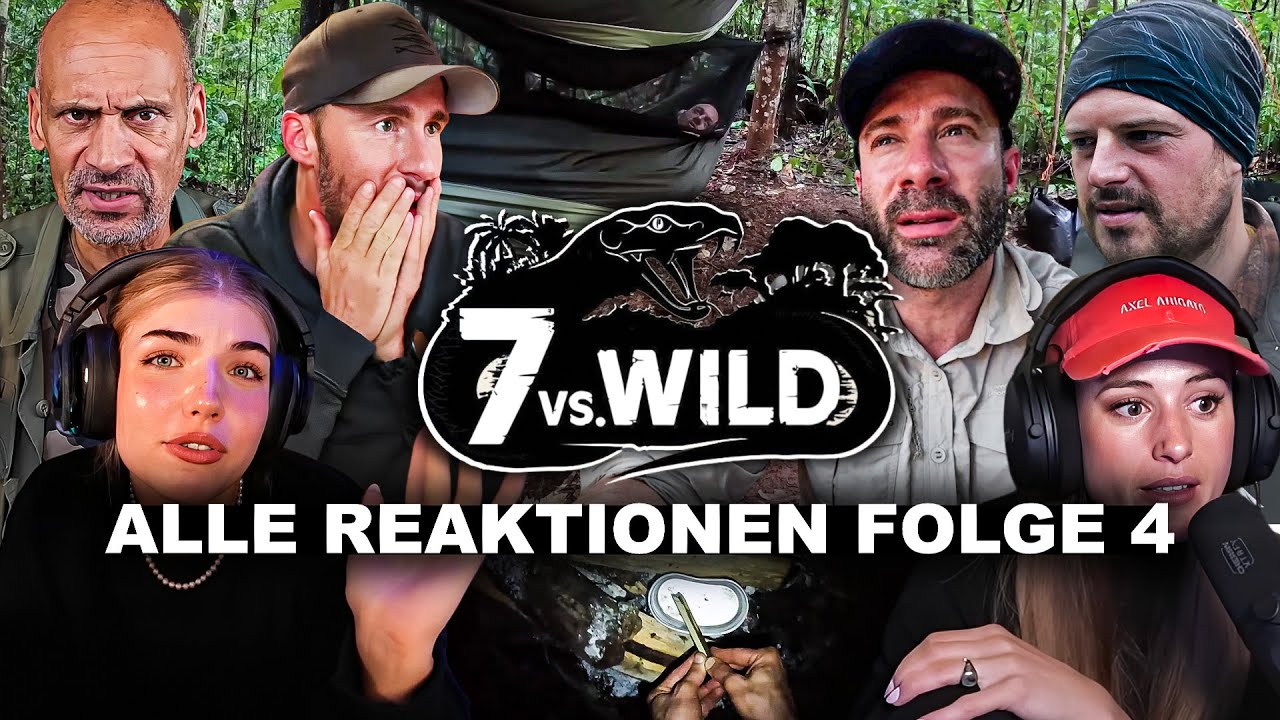 DIE WAHRHEIT! 😱 Alle 7 vs. Wild Reaktionen auf Folge 4 zusammengefasst