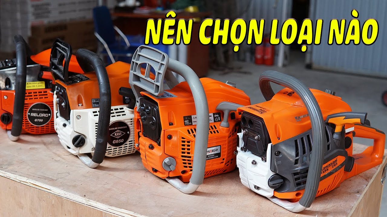 TOP 4 Mẫu Máy Cưa Xích Gia Đình 52cc Lam Xích 55cm Tốt Nhất Hiện Nay Tầm Giá Tiền