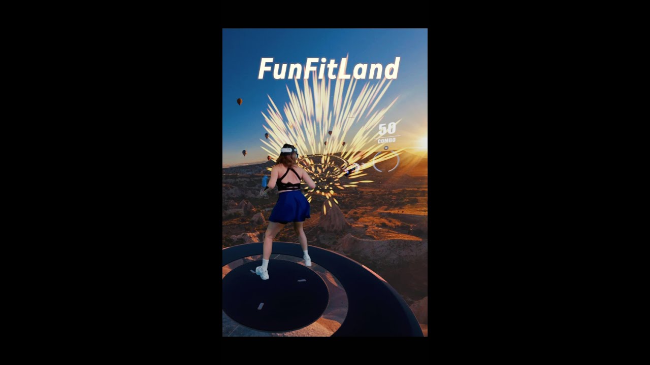 This VR fitness game is FREE #metaquest #funfitland