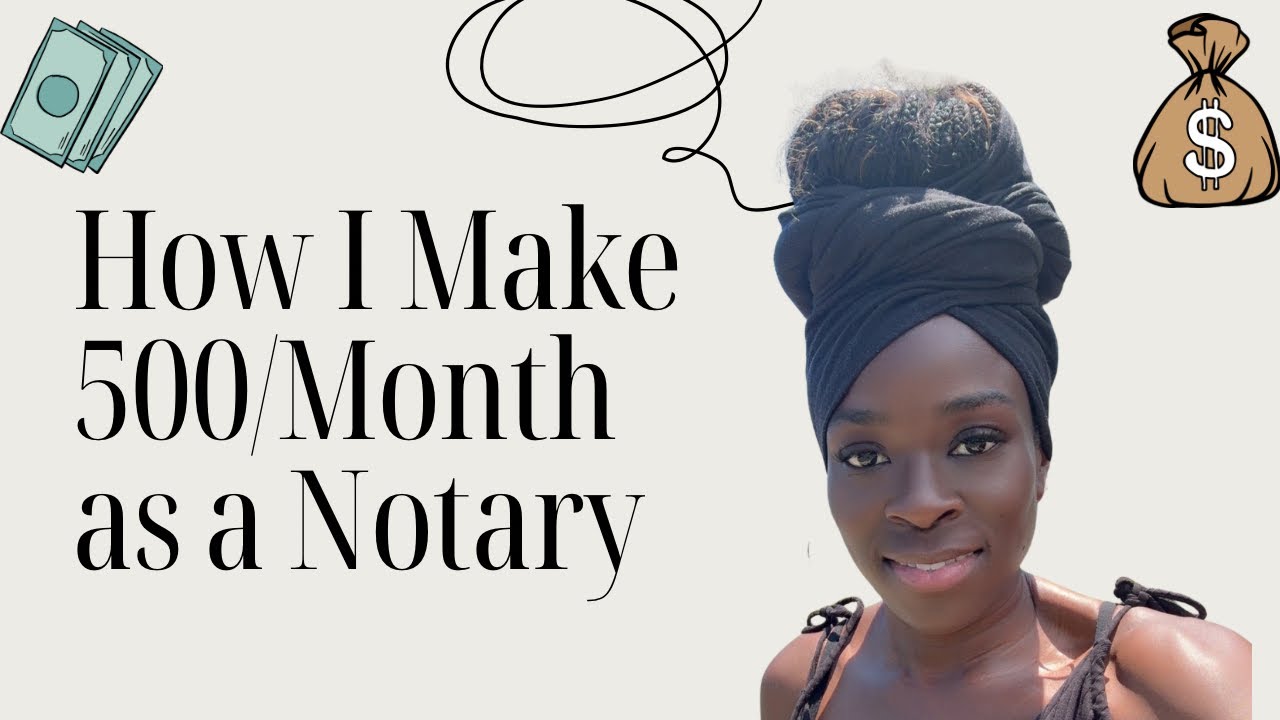 How I Make $500/Month as a Part-Time Notary | Make Money as a Notary Public 