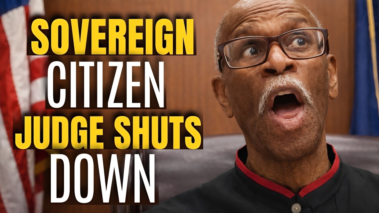 WOW! Strict Judge SHUTS DOWN Sovereign Citizen’s Courtroom Antics  Sends Him STRAIGHT Back to Jail!