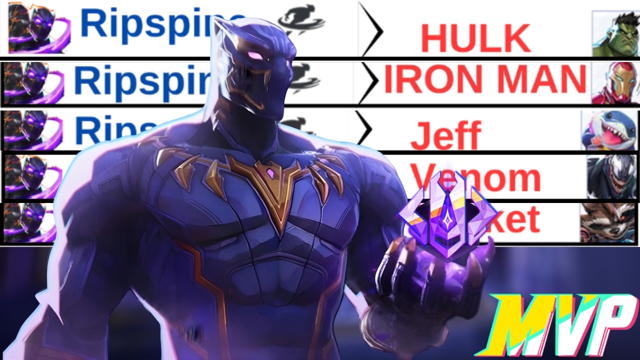 This Is Why You Should Play Black Panther Marvel Rivals  (Black Panther Montage)