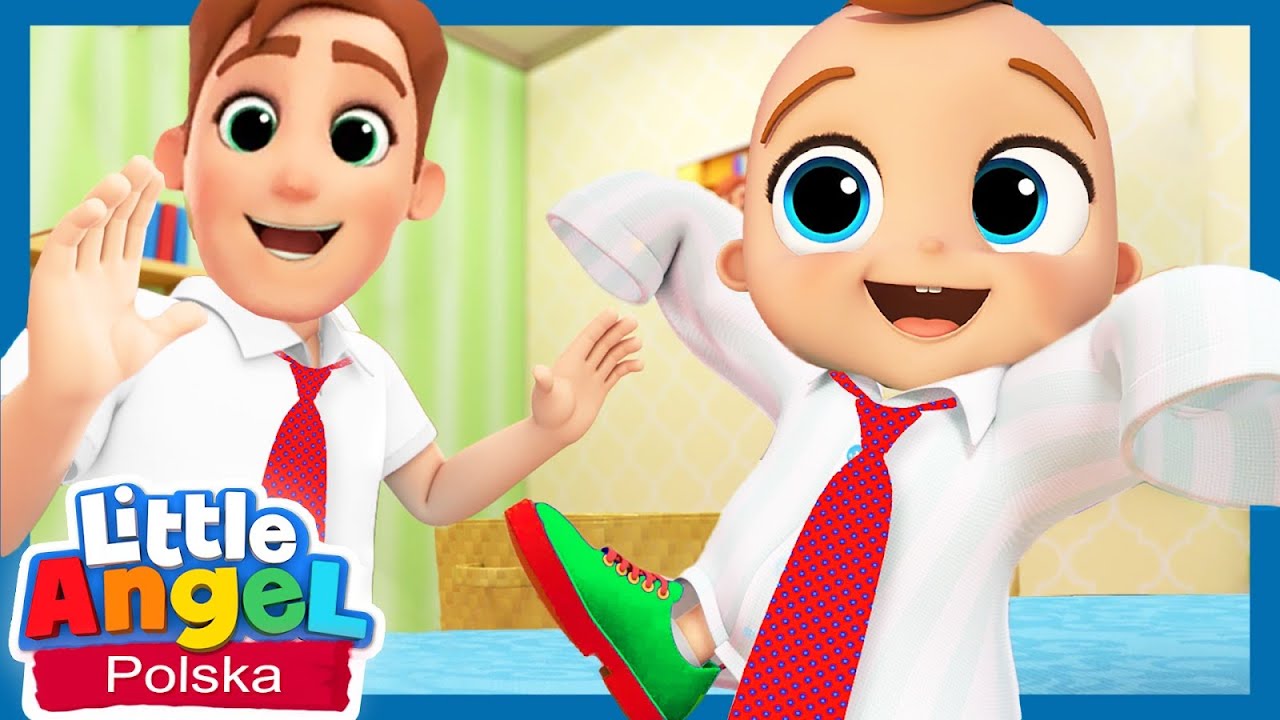 Chcę być taki jak tata | Piosenki Dla Dzieci | Little Angel Po Polsku