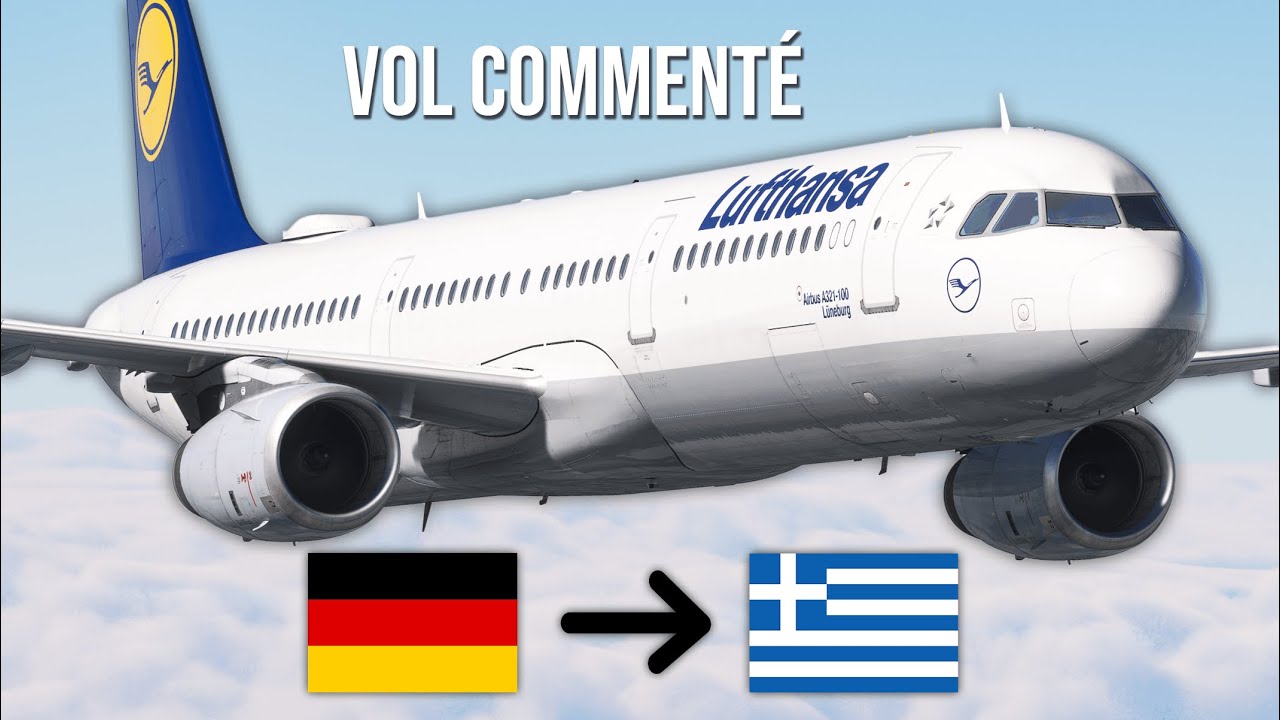 FS2020 - Munich - Athènes A321 Lufthansa Fenix