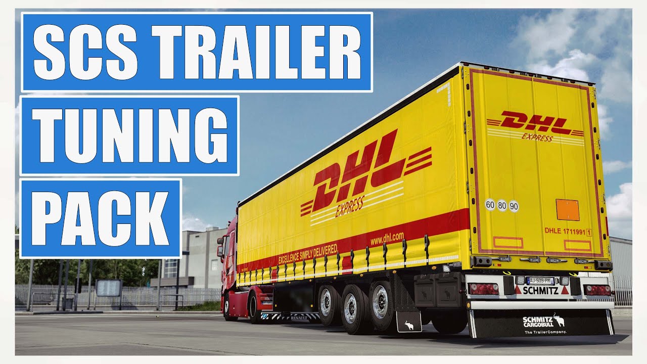 [ ETS 2 1.44 ] SCS TRAILERS TUNING PACK