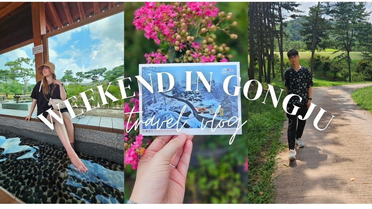 Discovering Korea: Gongju weekend travel Vlog /주말 공주 여행 🇰🇷