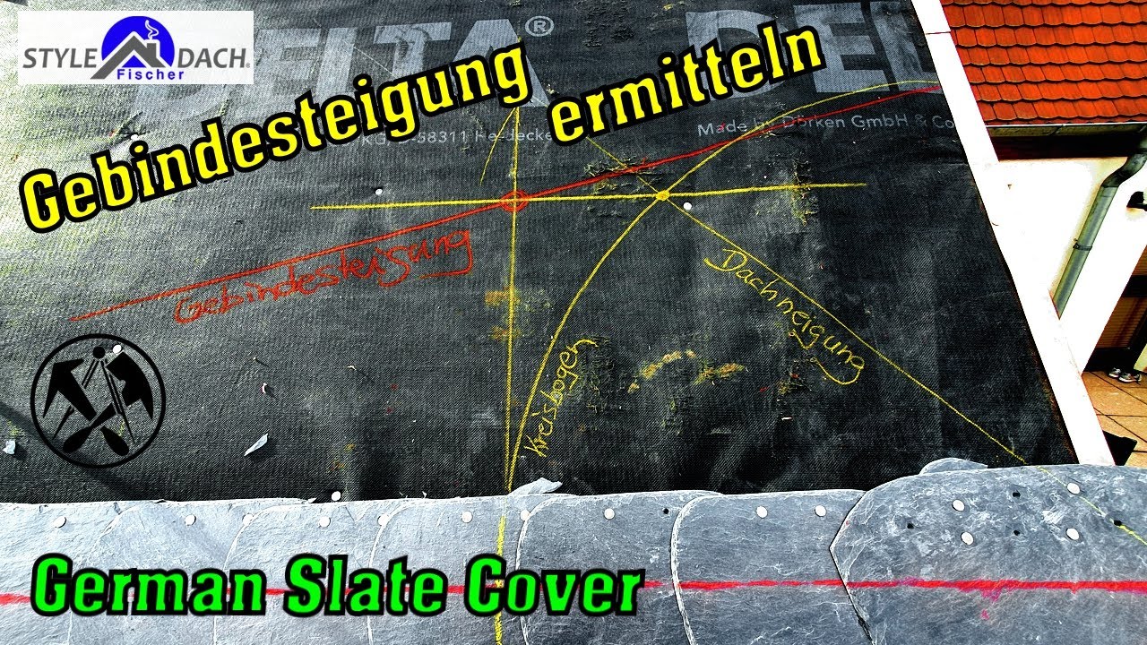 Gebindesteigung ermitteln - Schieferdach - Schieferdeckung - Schieferdecker aus Grimma