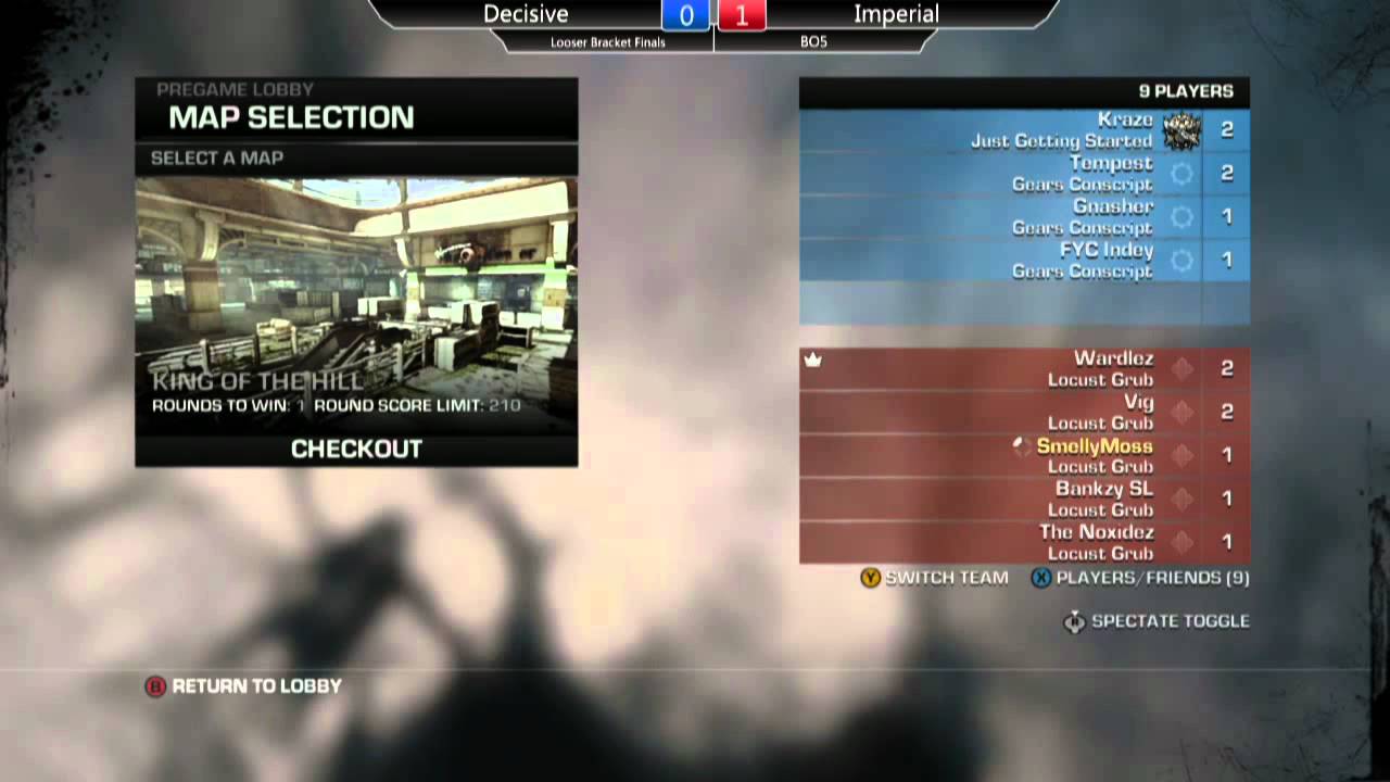EGL5 : Gears of War 3 : Dota vs Imperial : Map 2