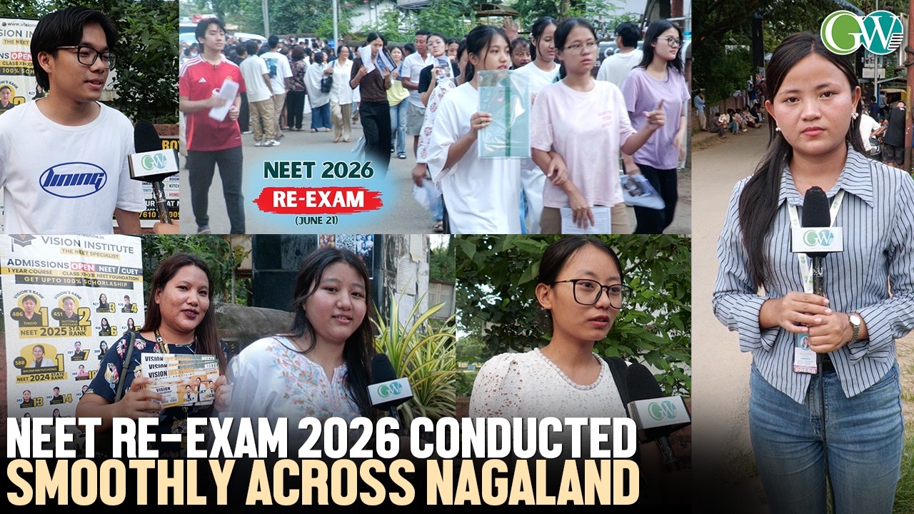 NEET RE-EXAM: OVER 3700 ASPIRANTS SIT FOR RE-TEST IN NL; STUDENTS HAIL VISION INSTITUTE'S GUIDANCE