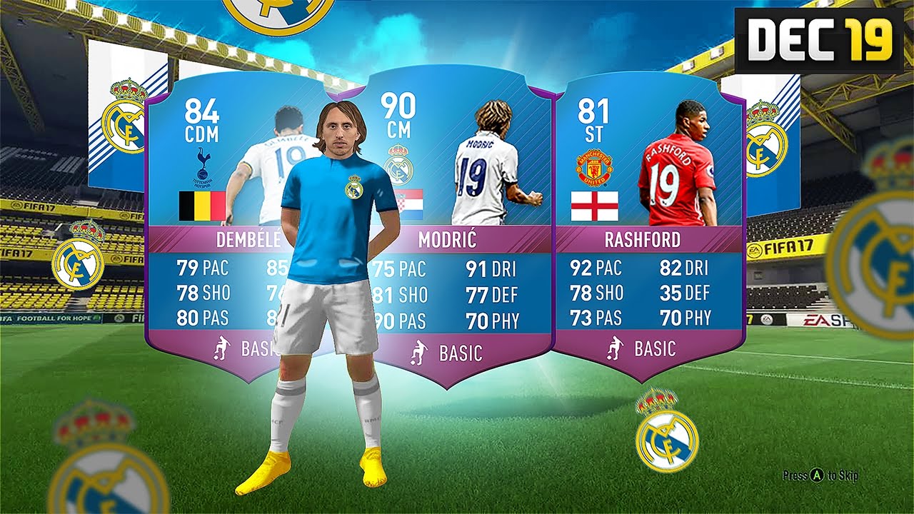 90 MODRIC / RASHFORD / DEMBELE FUTMAS SBC! - #SBC #FIFA17 Ultimate Team