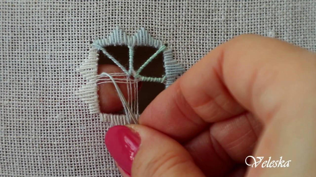Edelweiss hardanger filling. Part 1  It`s one of the ways to prepare the base