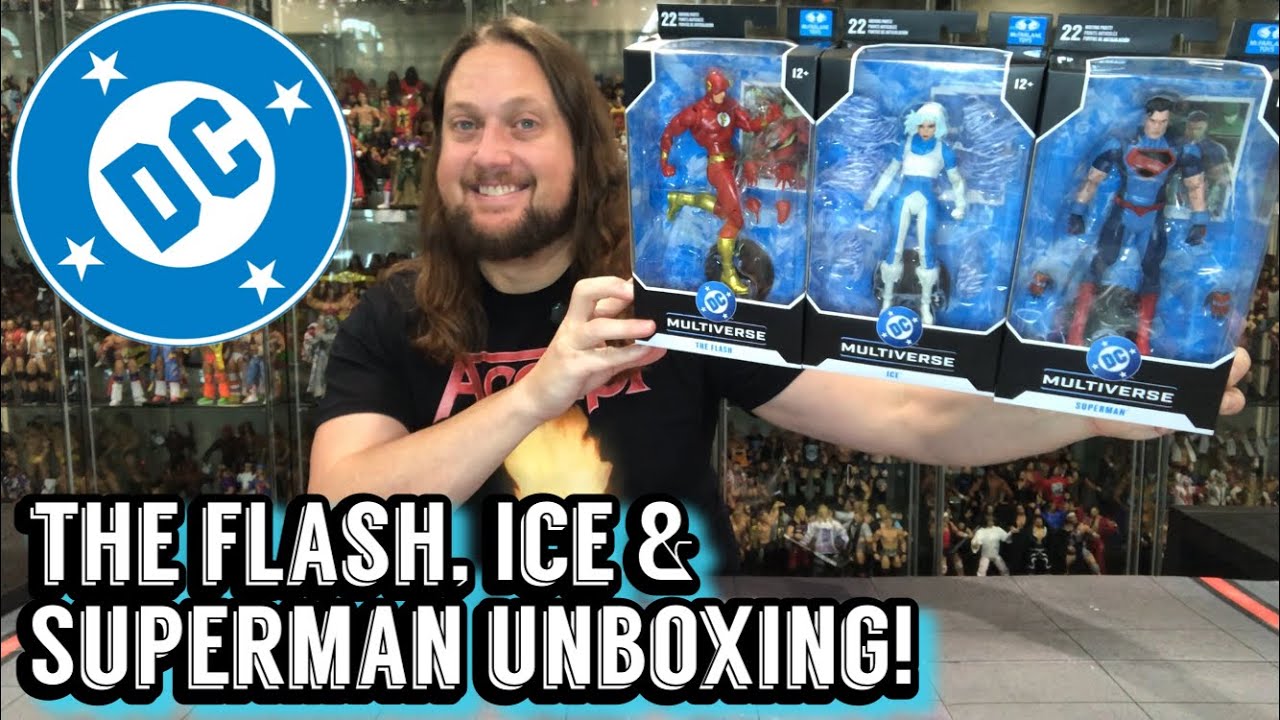 The Flash, Ice & Superman DC Multiverse McFarlane Toys Unboxing & Review!